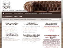 Tablet Screenshot of fauteuil-club-canape-chesterfield.com